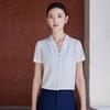 Women's V-Neck Chiffon Professional Shirt