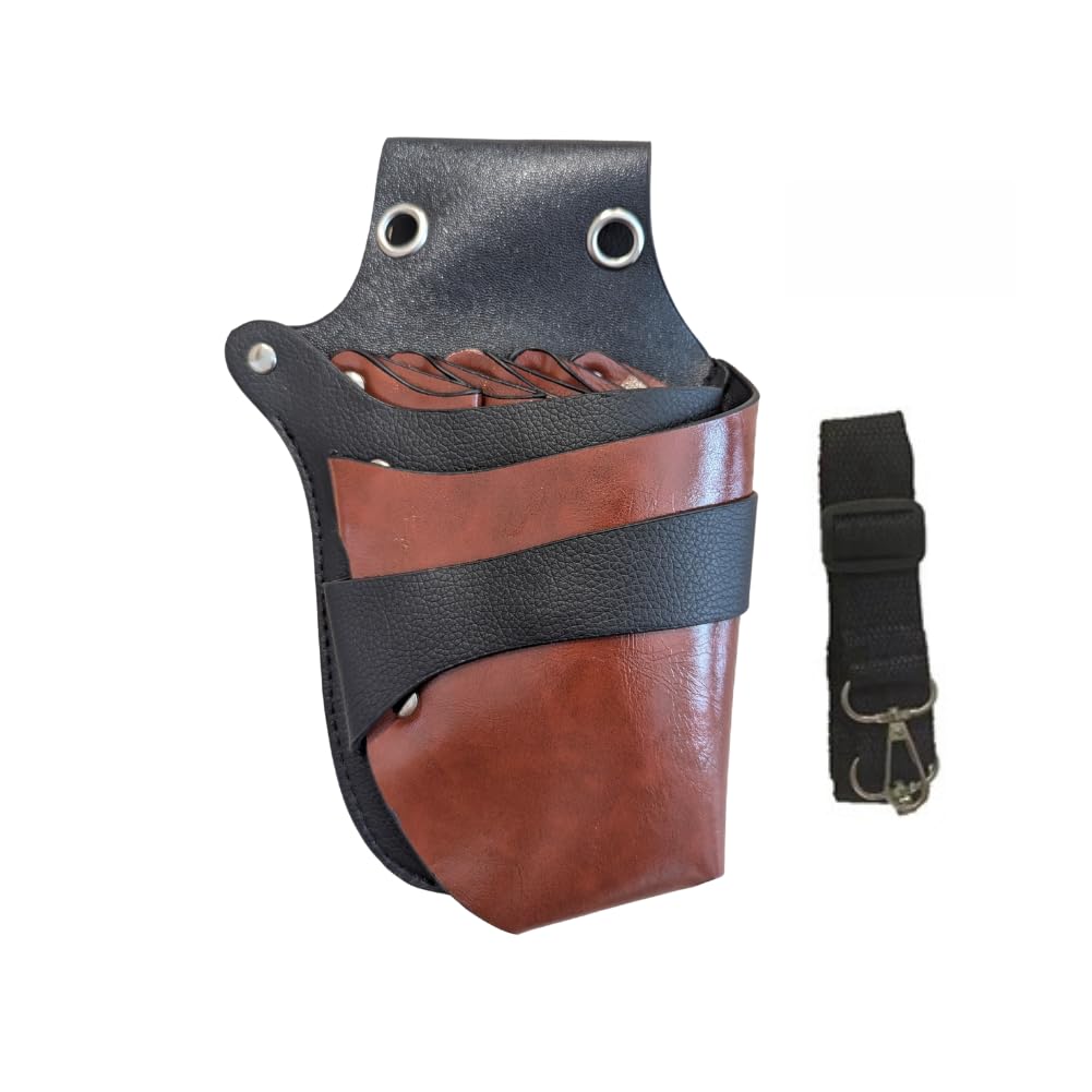 

unomarl Scissor Zebra for Cosmetology Scissor Removable Shoulder and Flower Shops Case, Print, Hairdressers, Trimmers, Florists, Barbers, Students,