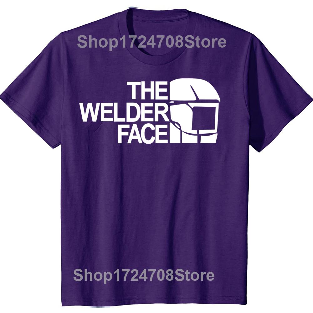 Funny The Welder Face Graphic T-shirts Tshirt Men Women's Fashion Casual Oversized 100% Cotton Welding T Shirt