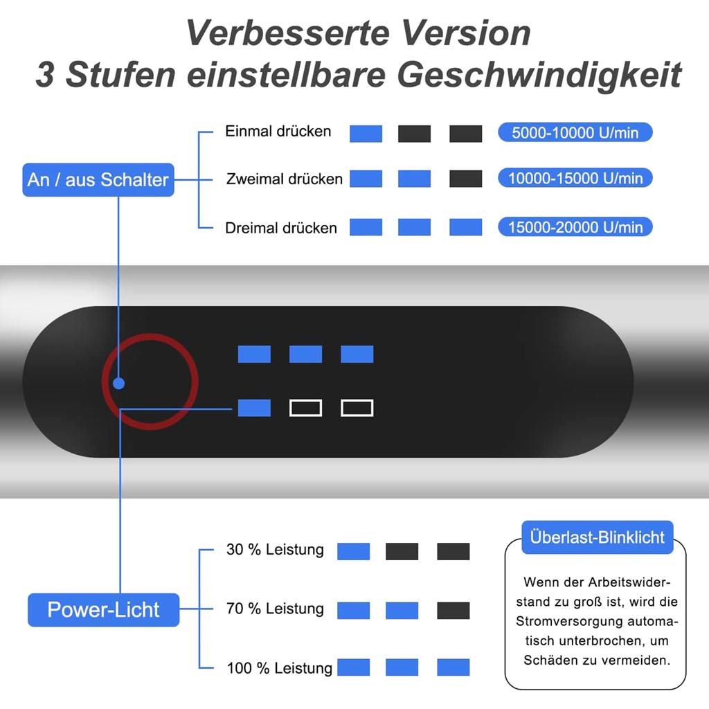 Wiederaufladbarer Gravierstift, tragbarer DIY-Rotationsgravierer, mehrere Geschwindigkeiten, multifunktional, für Schmuckdekorationen und Kunst