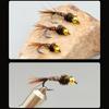 Fly Fishing Lures 6pcs Effective Nymph Fly With Natural Pheasant Tail Pattern To Attract Game Fish