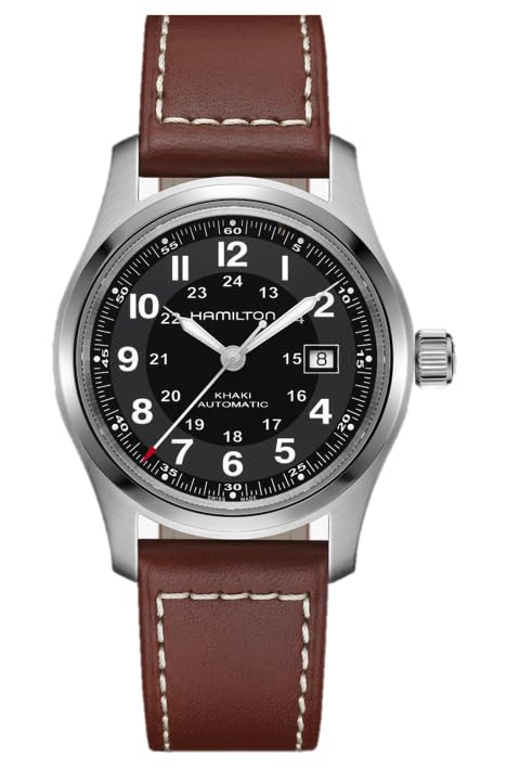 

Hamilton H70555533 Automatic Brown Men s Watch, [Used] чорний