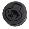 RV Boat Hatch Latch Flush Mount Round Pull Latch Lock with 2 Keys for Marine Camping Vehicle