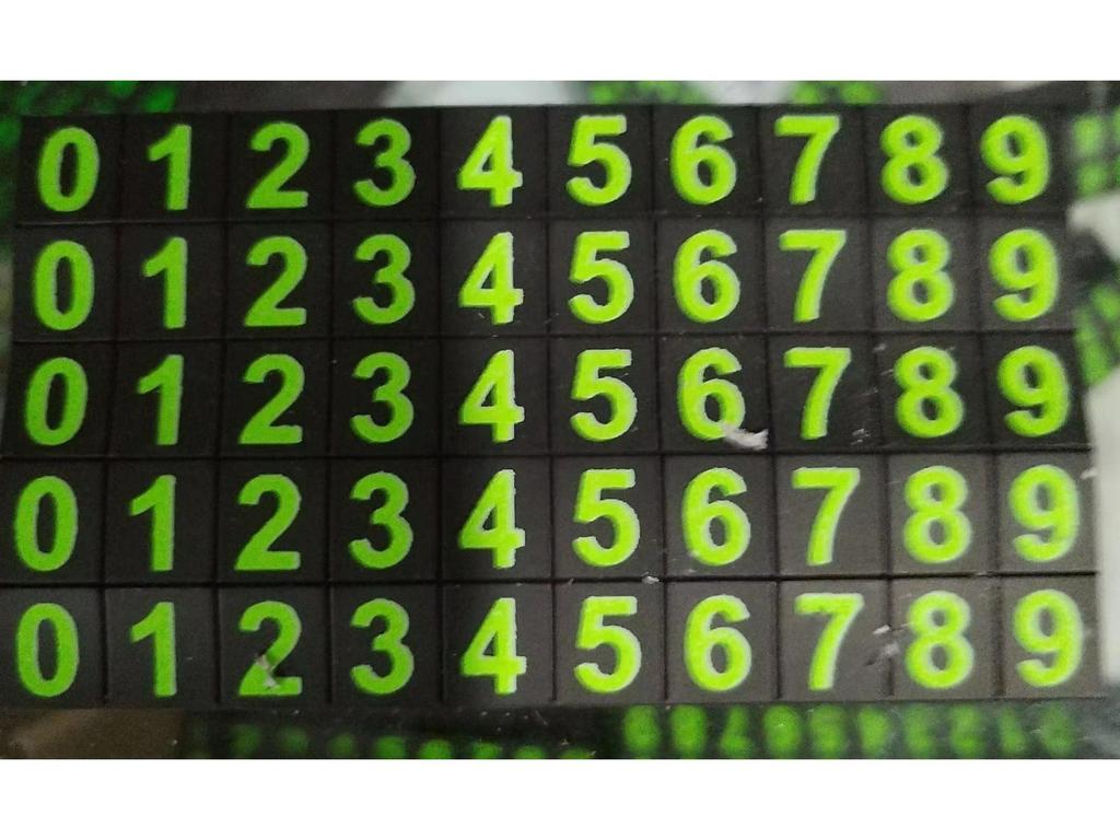 Luminous Phone Number Temporary Parking Plate for Cars
