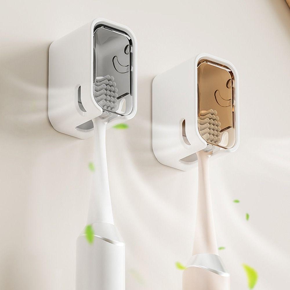 3 Stück Stanzfreier Elektrischer Zahnbürsten-Aufbewahrungsständer Kunststoff Zahnbürstenständer für Zuhause