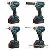 Brushless Electric Wrench Set with High Torque Impact for Auto Repair - MT Model