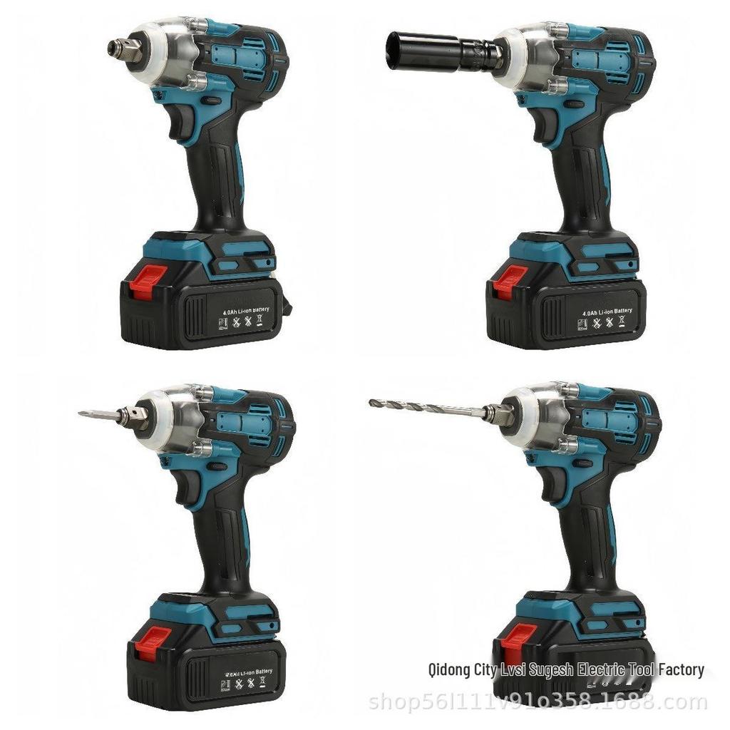 Brushless Electric Wrench Set with High Torque Impact for Auto Repair - MT Model