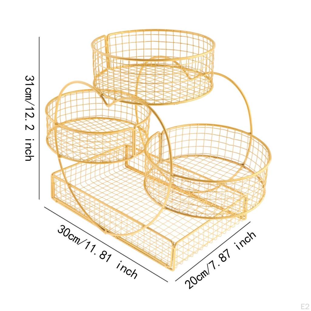 Obstkorb Brot Gemüse Rack Schüssel Halter Arbeitsplatte für Zwiebel