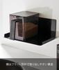 Yamazaki Magnetized Spice Storage Rack W18.5 x D12 x H8.5cm Black Tower Floating Easy Mounting 5133