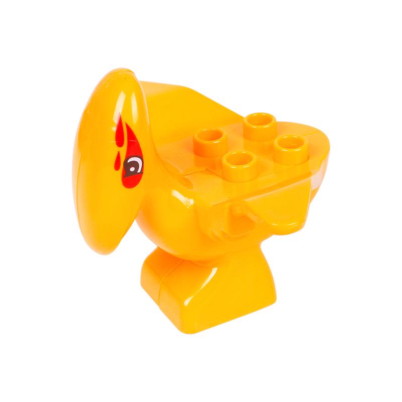 

Большие строительные блоки динозавров: Набор аксессуаров для сцены Трансформирующийся Тираннозавр, Птеродактиль, Дилофозавр и Велоцираптор