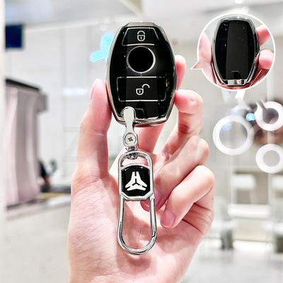 Auto Tpu Keyless Shell Fob For Mercedes-Benz Gla Glc Gle Glk Vito Sprinter Sl Slk Viano Ml A B C E G S V Class Car Key Case Bag