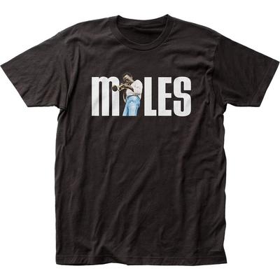 T-shirt da uomo Miles Davis Sketch Musica Jazz Maglietta Classica di Band Nuova Nera