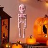Skeleton Fridge Magnets Halloween Poseable Skeleton Decorative Magnets Cool Skull Decor Funny Spooky Stickers Party Supplies