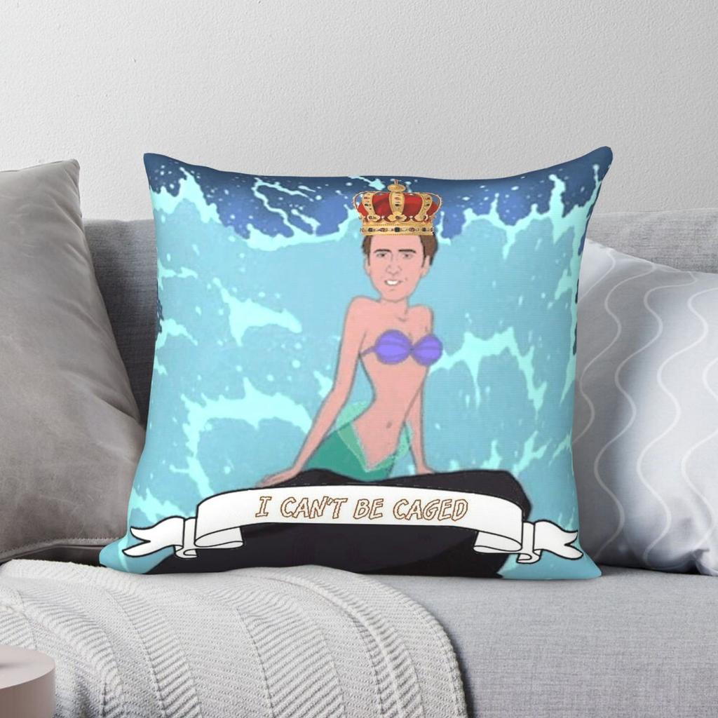 Nicolas Cage I Cant Be Caged Square Pillowcase Polyester Linen Velvet Pattern Decorative Pillow Case Sofa Seater Cushion Cover