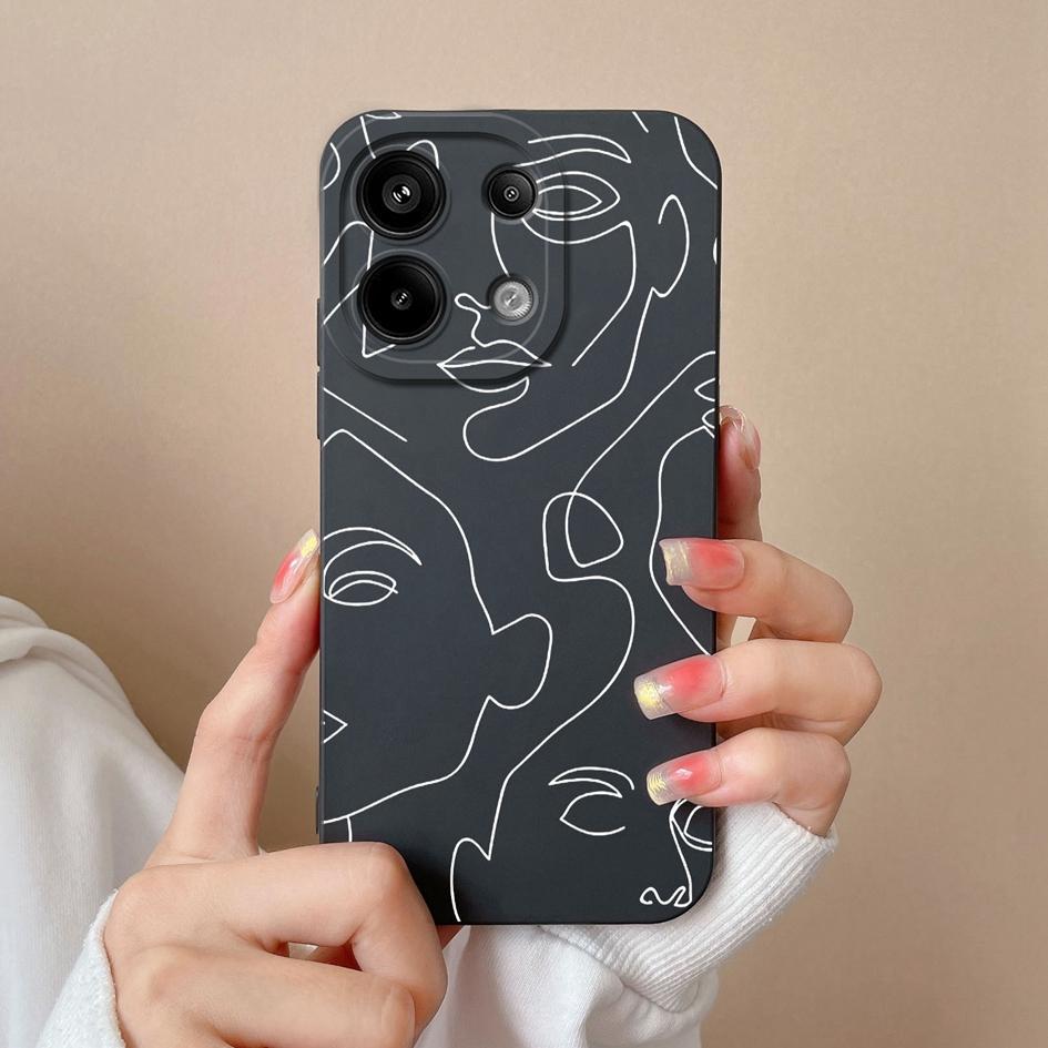 Phone Cases For Xiaomi Redmi Turbo 3 13 A3 Note 13R 5G 13 Pro Bumper Fashion Leopard Print Cover High Quality Soft Silicone Shockproof Shell For Redmi