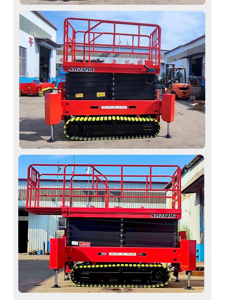 6m Tracked Mobile Scissor Lift: Self-Propelled High-Altitude Lifting Platform