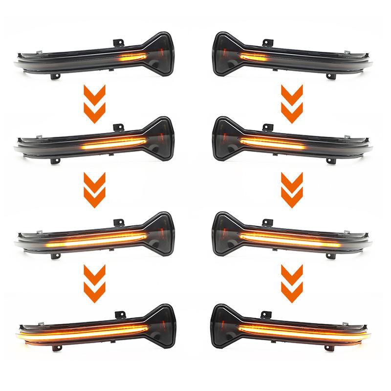

LED Dynamic Flowing Turn Signal Light for BMW 5, 7 Series G30 G31 G32 G11 G12 LHD Rearview Mirror Aviation Aluminum