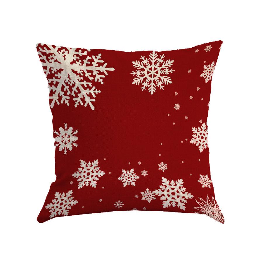 Christmas Pillowcase Red Elk Light Luxury Pillowcase Car Neck Cushion Home Pillowcase