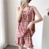 Women's Summer Ultra-Thin Cotton Satin Pajamas Set With Shorts And Sleeveless Vest, Cool Comfort Home Wear For Hot Weather