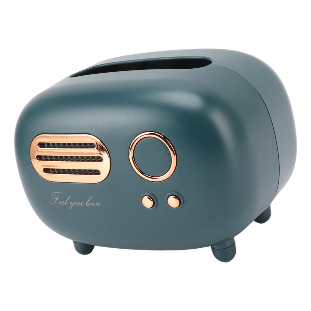 Retro rádiový dávkovač kapesníků, víceúčelový, velký, do obývacího pokoje, do koupelny