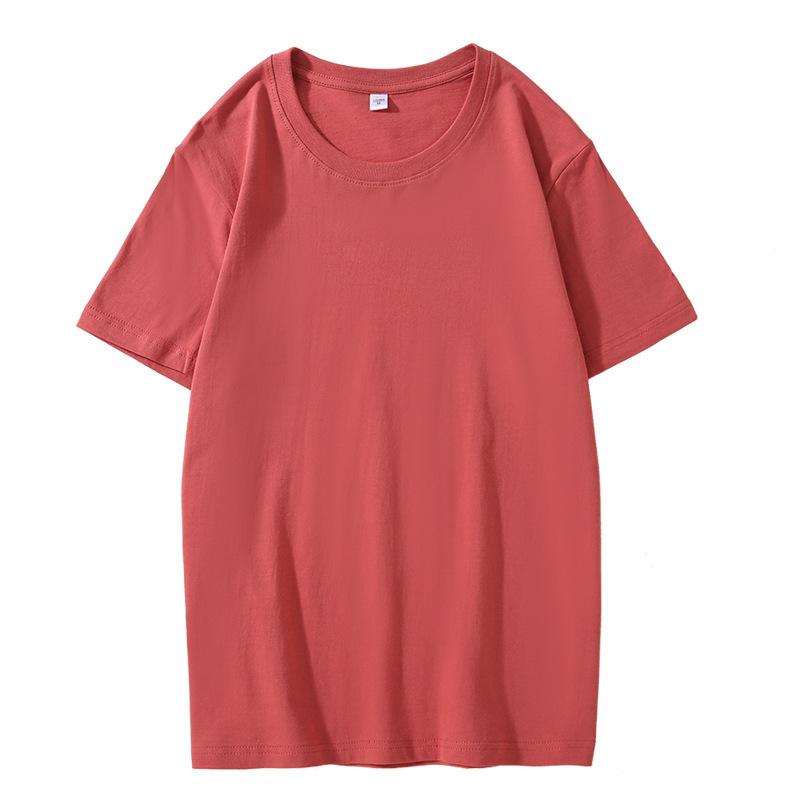 VEZFAA Damenmode Lässig Einfarbig Druck Sommer Frühling Kurzarm O-Ausschnitt Blusen & Hemden