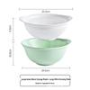 ASVEL Antibacterial Double-Layer Draining Basket and Sieve for Fruits and Vegetables