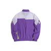 Li Ning Sports Fashion Series Color Block Half-Zip Loose Stand Collar Jacket Men Jacket White Purple AFDQ189-1