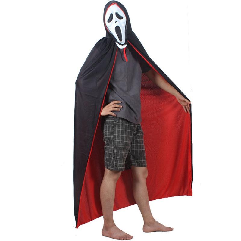 Halloween Costume Stage Performance Double Black and Red Cloak Cloak Cosplay Costume Vampire Cloak