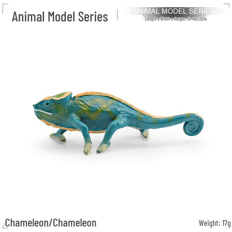 Chameleon & Scorpion Prank Decoration: Amphibian Reptile Model Ornament