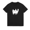 Cute Cat Print TShirt Womens Fashion Cartoon Print ShortSleeve TShirt Fun TShirt Rock Street Style Trendy ShortSleeve