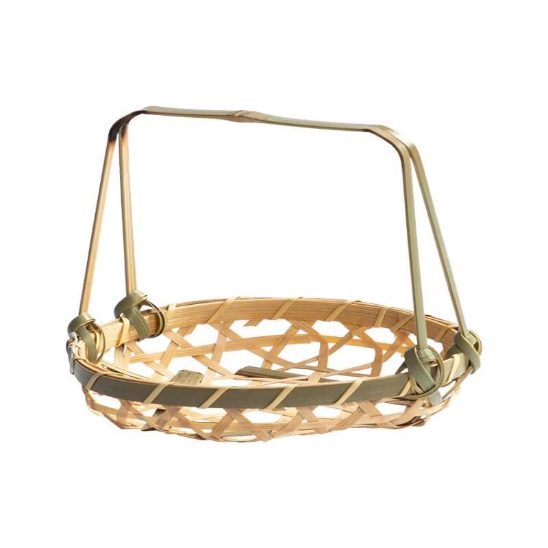 Bamboo Woven Snack & Fruit Basket