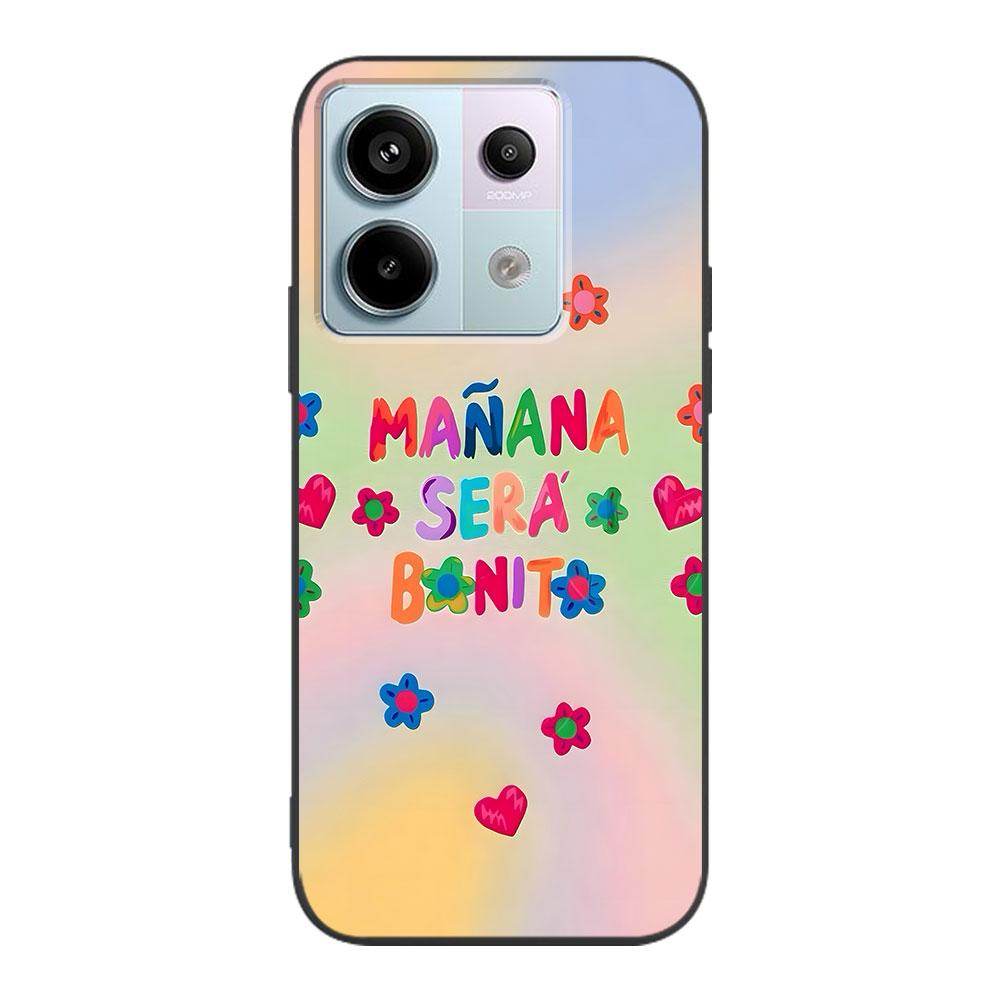 Karol G Manana Sera Bonito Case for Xiaomi Redmi 10 10C 9C 9A 9i 9 Prime 9T 12 12C 10A K40 Black Soft TPU Mobile Phone Bag Cover
