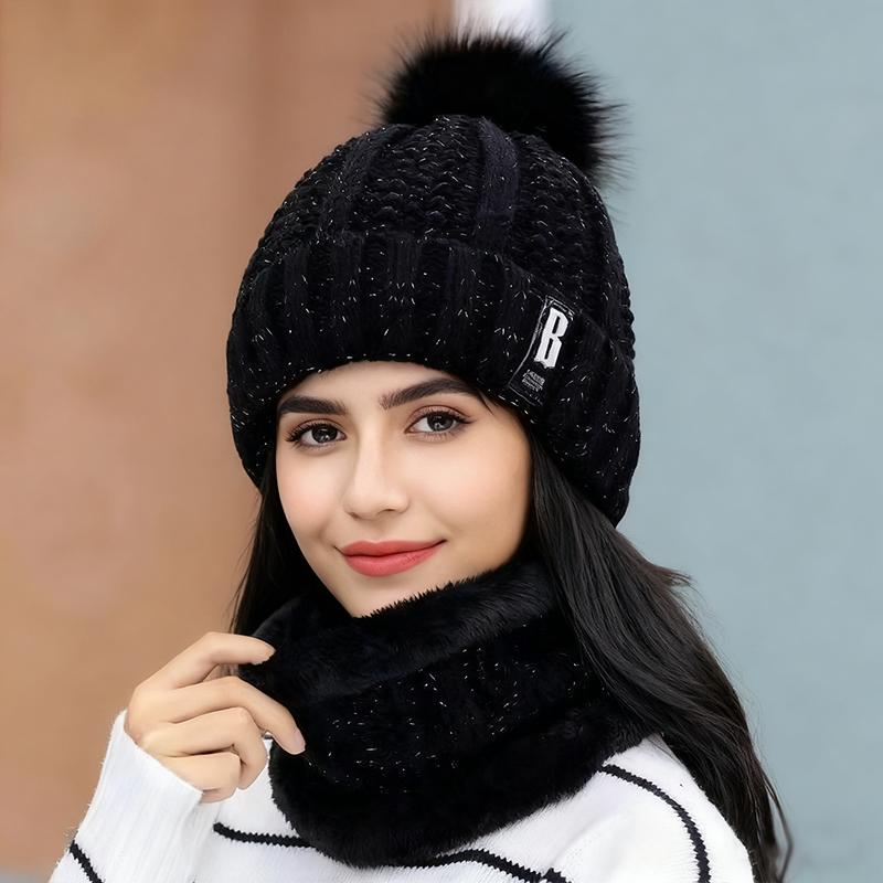 

1 шт. Флисовая плюшевая зимняя мягкая грелка для ушей с подкладкой, устойчивая к холоду, ветронепроницаемая, женская прочная шапка-бини, сохраняющая тепло чёрный