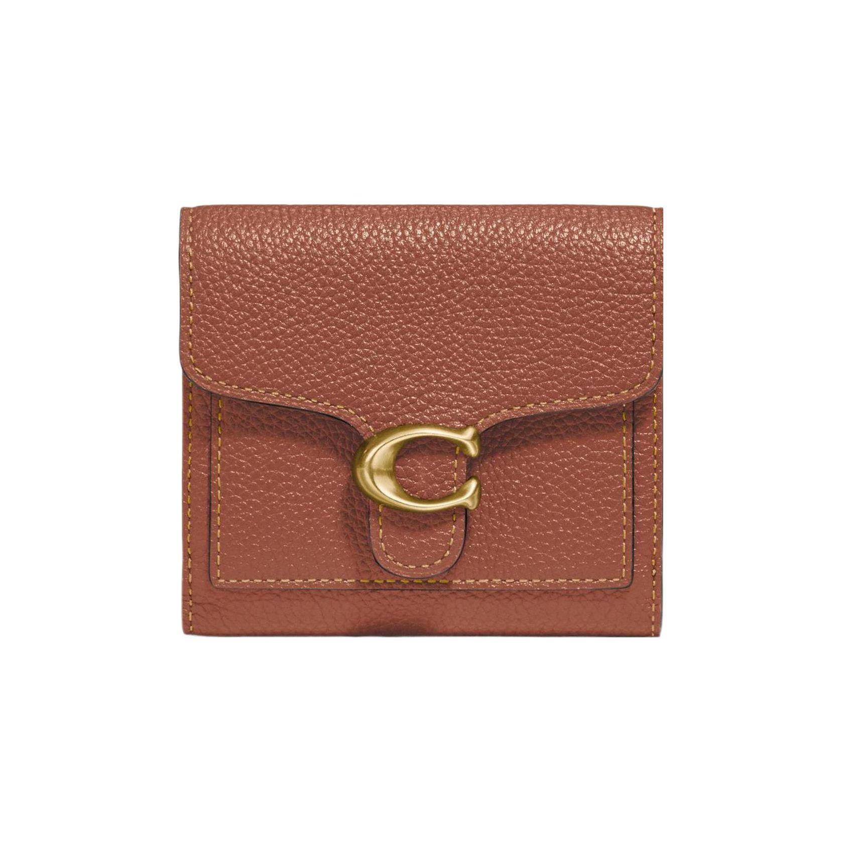 

Coach Tabby 11 Solid Grain Short Button Wallet Card Holder Women Wallet Saddle-Brown 76527-B4L4A Basic Set (Bag+Dust Bag)