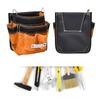 Leather Tool Pouch Tool Bag for Electricians, Woodworkers, and Gardeners Multiple Pockets Easy to Carry and Access
