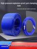 8mm PU Braided Explosion-Proof Air Hose for Air Pump, Air Duster, and Compressor - 10mm High Pressure, 12/16mm Inflation Hose.