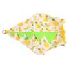 Rabbit Clothes Leash and Harness Set Soft Polyester Warm Yellow Pineapple Pattern Adjustable Rabbit Costume Harness S