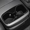 Für Kia EV9 2025 2025 TPE Armlehne Hinten Getränkehalter Aufbewahrungsbox Tablett Organizer Auto Innenzubehör Schwarz