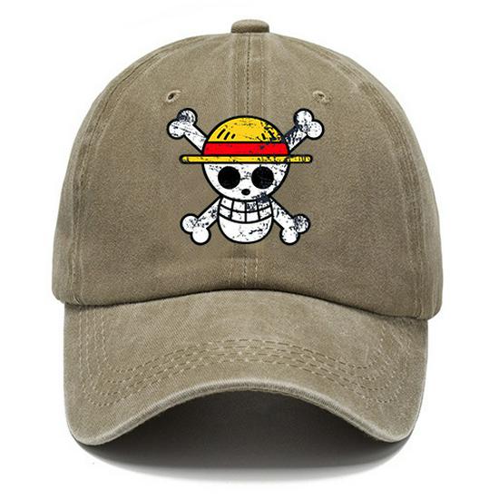 Vintage Washed Cotton Dad Hat - Men's Retro Baseball Cap, Soft Top, Sun Protection