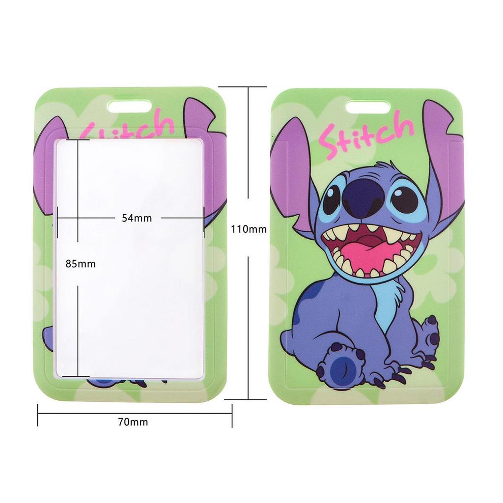 Cute Planet Plushie ID Card Holder with Slide Case & Lanyard for Phone and Access Cards