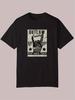 Outlaw Country Music Fest Graphic T-shirt - Black Casual Crew Neck Tee with "Keepin' It Country" Design