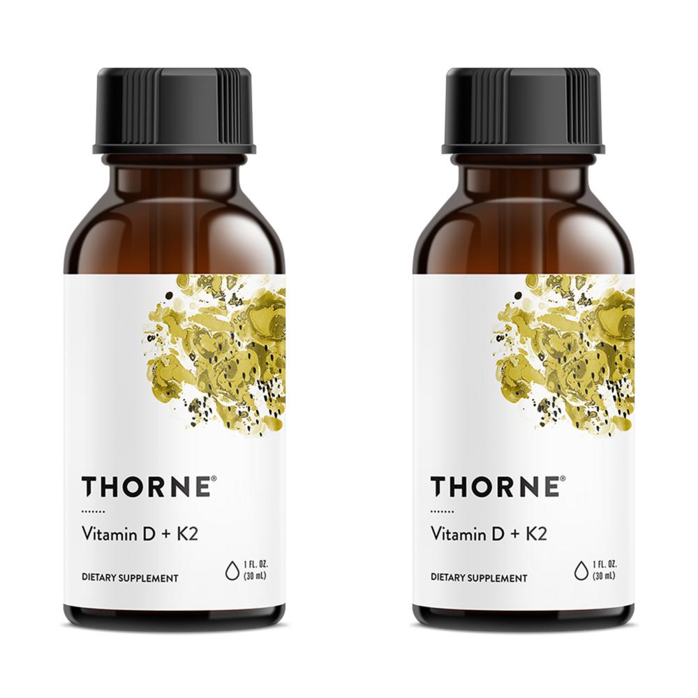 Thorne Research Vitamin D K2 30ml 2 Stück