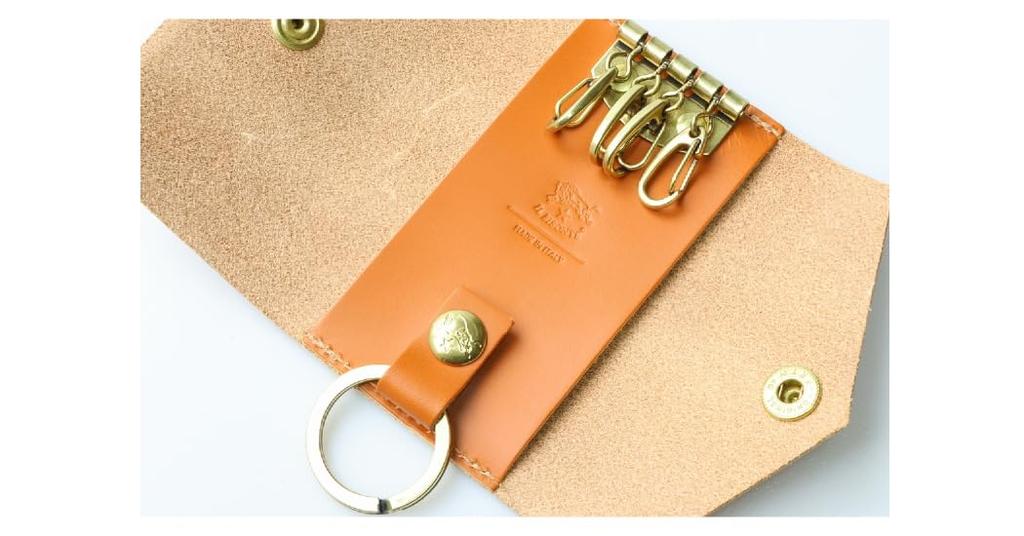 Key case F Dark brown [Il Bisonte] 54_1_54232309351