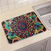 Pattern F-Foreign Pattern Floor Mat Eco Diatomite Antibacterial Odor-Resistant Floor Mat & Drain Pad for Kitchen & Bathroom