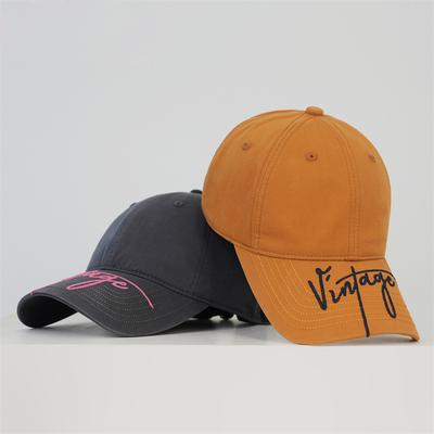 Spring Summer Embroidered Letter Sunshade Baseball Cap Women Breathable Couple Sunscreen Cap