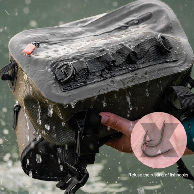 Fishing Pack Waist Bags Floating Fishing Tackle Storage Bag Large Capacity Water Resistant Crossbody Single Shoulder Bag
