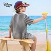 Disney Kids' Pure Cotton Striped Short-Sleeve T-Shirt