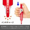 Pentel Whiteboard Marker Knock Round Core Medium Red EMWLM-B