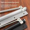 Auto Door Closer Durable Light Stainless Steel Noiseless Closing with Screws for Indoor Commercial Residential Door Use