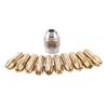 Brass Collets Chuck Strong Brass Collets Adapters Electric Grinding Chuck for Rotary Tool & Power Drills Under 4.8mm